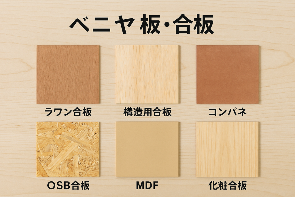 ベニヤ板/合板の種類【DIYリフォームするなら知っておきたい】 - DIY Renova: セルフリノベ応援サイト